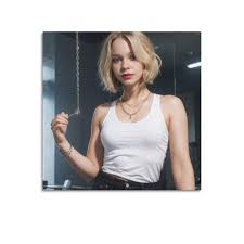 Amazon.com: ULRGTU Emma Myers Superstar Poster Painting On Canvas Wall Art  Scroll Picture Print Living Room Walls Decor Homes 28x28inch(70x70cm), ...