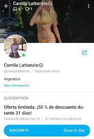 Camila Lattanzio vende fotos íntimas por no conseguir trabajo tras Gran  Hermano – Revista Paparazzi