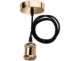 Maybe you would like to learn more about one of these? Firstlight Ceiling Pendant Kit Brass Finish With Black Fabric Cord 7681br From Easy Lighting