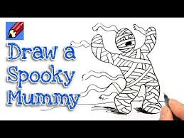 Halloween mummy clip art is a good choice to decorate your website or your presentation if you want a halloween theme. How To Draw A Halloween Mummy Real Easy Shoo Rayner