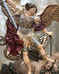San Miguel Arcángel | Cuadro en alto relieve Arcángel San Miguel. Tamaño:  (120*90)cm. Escríbenos por mensaje directo para mayor información |  Instagram