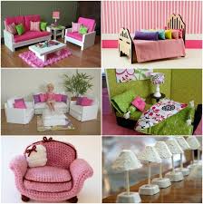 Diy Barbie Furniture And Diy Barbie House Ideas Dollhouse Ideas Barbie House Furniture Barbie Furniture Diy Dollhouse Furniture