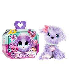 Little Live Pets Scruff A Luvs Plush Mystery Rescue Pet Lilac Walmart Com Little Live Pets Dog Toys Pink Puppy
