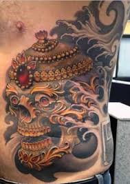 The skulls are carefully collected, prepared, and consecrated, with rich jewels, carvings, and metalwork applied as decoration. 50 Tibetan Skull Tattoo Designs For Men Kapala Ink Ideas
