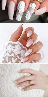 32 Most Beautiful Bridal Wedding Nails Design Ideas For Your Big Day Elegantweddinginvites Com Blog Wedding Acrylic Nails Bridal Nails Designs Wedding Day Nails