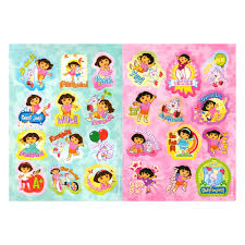 Dora the Explorer Pacote de atividades ~ Livro de colorir, livro de  tabuleiro e adesivos!