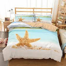 Madison park essentials central park reversible comforter set. Musolei Summer Colorful Starfish Duvet Cover Sets 3d Bedding Sets King 06 Buy Online In Andorra At Andorra Desertcart Com Productid 61977505