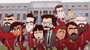 La casa de papel wallpper. La Casa De Papel Money Heist Wallpapers Wallpaper Cave Money Heist Wallpapers Money Heist Cartoon Money Heist Wallpaper