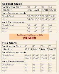 Indian Kurti Size Chart Women Sizing Usa Women Top Sizes Size Chart Clothes Size Chart Chart