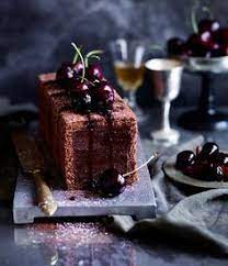 Chocolate Cherry Marquise Recipe Recipe Desserts Dessert Recipes Chocolate Cherry
