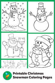 Your kid might be surprised to know that the first snowman dates back to as early as the middle ages, or even more. 5 Best Free Printable Christmas Snowman Coloring Pages Printablee Com