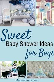 To create a beautiful baby boy theme, start with your table decorations. 16 Awesome Boy Baby Shower Ideas Mama Kenna