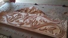 To design a very beautiful royal bed through CNC machine - video ...