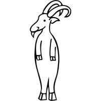 This diffusion is undoubted because, in nature, it does not compete with other ruminants since it knows how to exploit even marginal or impoverished soils and can feed even in environments where other animal species. Mountain Goat Coloring Pages Surfnetkids