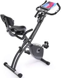 Received this recumbent bike as a christmas pressent. Amazon Com Exercise Bike Stationary Bike Foldable Magnetic Upright Recumbent Portable Fitness Cycle With Arm Resistance Bands Extra Large Adjustable Seat Pulse 3 In 1 Cycling Indoor Trainer For Home Sports Outdoors