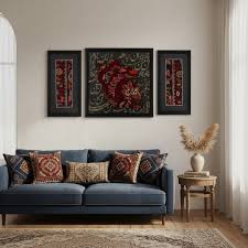 Handwoven Persian Decorative Panel