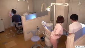 JAV star Eimi Fukada risky blowjob and sex in an actual Japanese dentist  office with active procedures going on in the background from blowjob to  full on penetration in HD with English