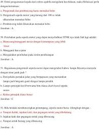 Get soal ulangan ipa kelas 7 semester 1 dan kunci jawaban revisi 2021 revisi. Kumpulan Soal Ujian Teori Sim C Plus Kunci Jawaban April 2019 Teori