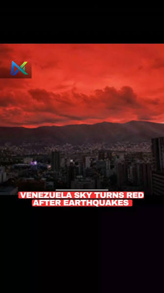 An eerie blood-red sky over Venezuela's capital, Caracas, has gone viral just days after the country's devastating earthquakes, prompting speculation that the two events are connected. Scientists, however, say the striking phenomenon