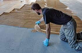 As an installation method, glued down is most suited for either concrete or wood subfloors. The Science Behind Wood Floor Adhesives