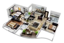 Area denah satu ini telah menyediakan sebuah carport dan 1 buah gerasi yang cukup untuk menampung 1 buah mobil anda. 28 Desain Rumah 4 Kamar Tidur 1 Mushola Yang Patut Dipilih Joglo Joglo