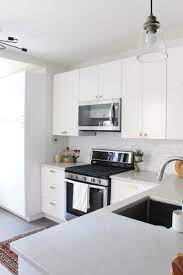 Before After Our Kitchen Renovation Kitchen Renovation White Kitchen Renovation Caesarstone Kitchen
