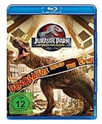 In the process, many dinosaurs escape their paddocks, including the deadly tyrannosaurus rex, who, during a thunderstorm, escapes his paddock and attacks the children, and eats gennaro. Jurassic Park 1 3 Jurassic World 1 Film Kaufland De