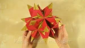 So sieht der fertige stern von hinten aus. Weihnachtssterne Der Bascetta Stern Susay