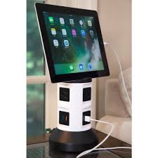Ultimate charging station, as long as everyone has a different device. Bell Howell 4 Outlets 6 Usb Spin Power The Ultimate Smart Charging Station At Menards