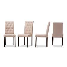 Maybe you would like to learn more about one of these? Baxton Studio Gardner Modern And Contemporary 5 Piece Dark Brown Finished Beige Fabric Upholstered Dining Set