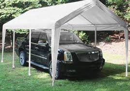 King Canopy 10 Ft X 20 Ft White White Fitted Carport Canopy Cover W Leg Skirts Walmart Com Canopy Carport Canopy Canopy Cover