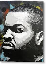 Gangster Rap Music Greeting Cards for Sale