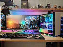 Like Share With Your Best Friend Follow Us For More Daily Gaming Photos Setup Dreamsetup Workst Gaming Room Setup Video Game Rooms Game Room Design