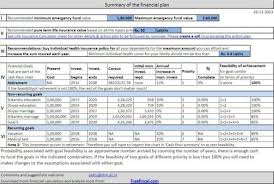 Financial Planning Template Free Create Your Own