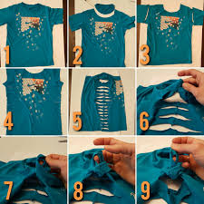 Press your cut shirt (face down), be careful not to stretch as you iron. So Much To Make Cut Up Workout T Shirt Tutorial