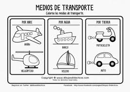 Encuentra los diferentes medios de transporte con los que te puedes mover por la ciudad y hacia otros países, en esta divertida sopa de letras. Plantillas De Dibujos De Medios De Transportes Para Colorear Colorear Imagenes