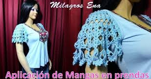 Botones muy prácticos y fáciles y los rulos o gusanitos que realzan cualquier prenda!!! Aplicacion De Mangas Tejidas A Crochet En Prendas Como Blusas Y Vestidos Grannysquare Eu