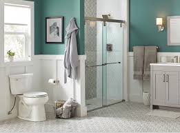 bathroom installation at the home depot