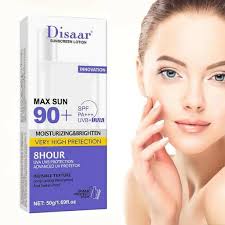 Disaar Sunscreen Lotion 50gm Max Sun 90+ SPF PA+++ 8 Hour Protect
