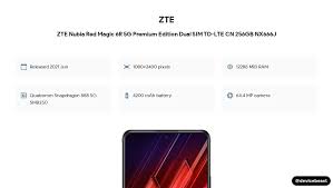ZTE Nubia Red Magic 6R 5G Premium ...