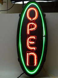 Fallon Neon Open Sign Used Neon Open Sign Open Signs Ebay