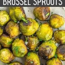 It is also slightly sweetened . Roasted Frozen Brussel Sprouts Vegan Sustainable Cooks