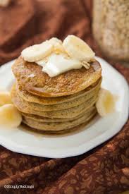 Best Vegan Banana Oatmeal Pancakes 5 Ingredients Only Simply Bakings