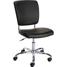 Staples Fauteuil De Bureau Sans Accoudoirs Nadler En Luxura Noir 27373r Ca Office Chair Chair Office
