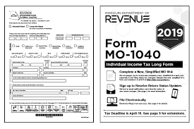 Missouri Tax Forms 2019 Printable State Mo 1040 Form And Mo 1040 Instructions