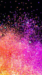 Ombre Black And Blue Glitter Background 