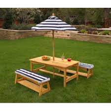 Choisissez parmi des ensembles de meubles de jardin en bois ou en métal, pour 2 à 6 personnes ou plus. Kidkraft Ensemble Table De Jardin Bancs Bois 00106 Roseoubleu Fr