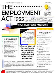 Contracts of service part iii : The Employment Act 1955 Employment Overtime