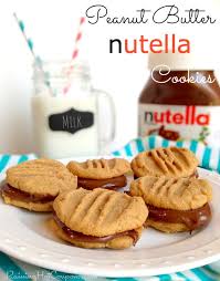 Peanut Butter Nutella Cookies Recipe Only 4 Ingredients Recipe Peanut Butter Nutella Cookies Nutella Cookies Recipe Nutella Cookies