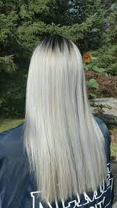 Platinum White Blonde Hair With Blue Undertones Dark Shadow Root By Amanda Redkenshadeseq 09b Hair Shadow White Blonde Hair Blonde Hair Shadow Root